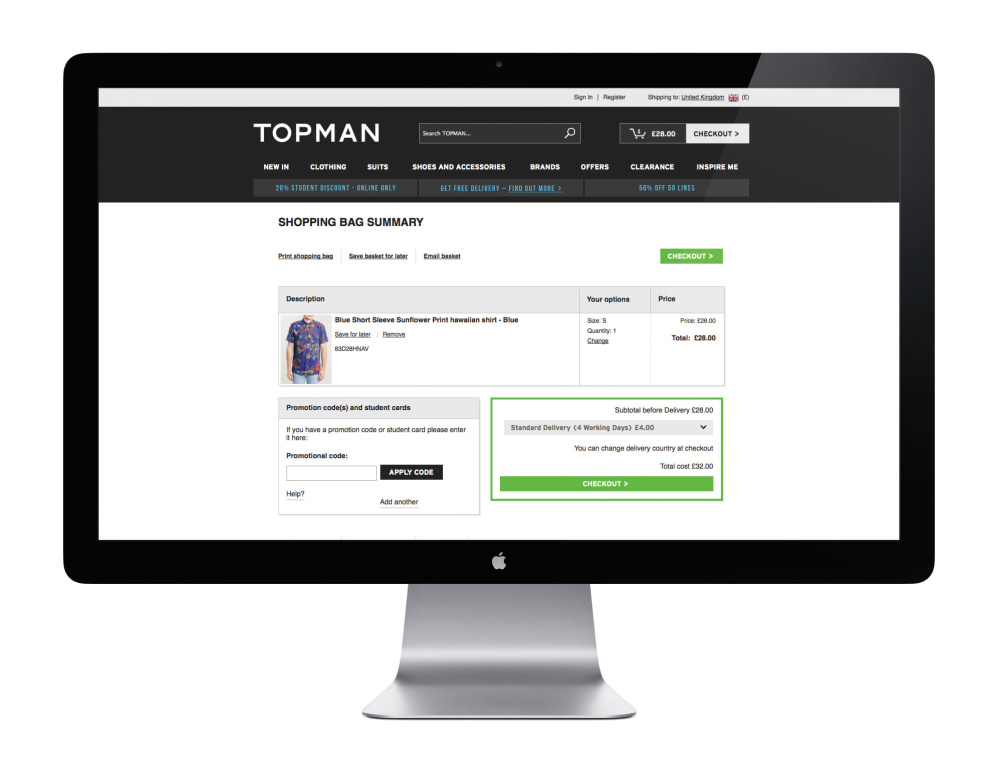 The new Topman site 