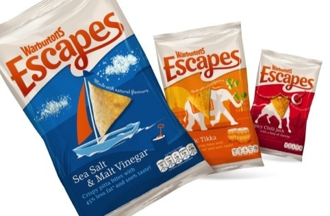 Warburtons has diversified its product ranges. Warburton's Escapes were designed by Family and Friends 