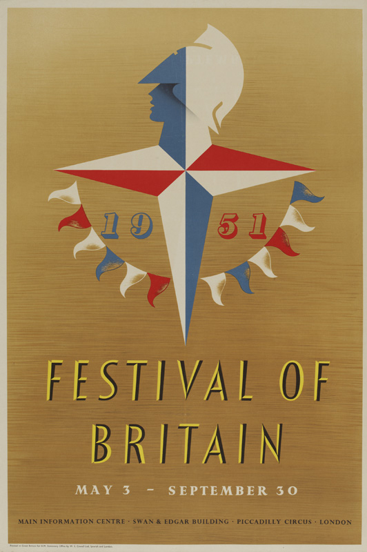 Festival of Britain poster by Abram Games, 1951