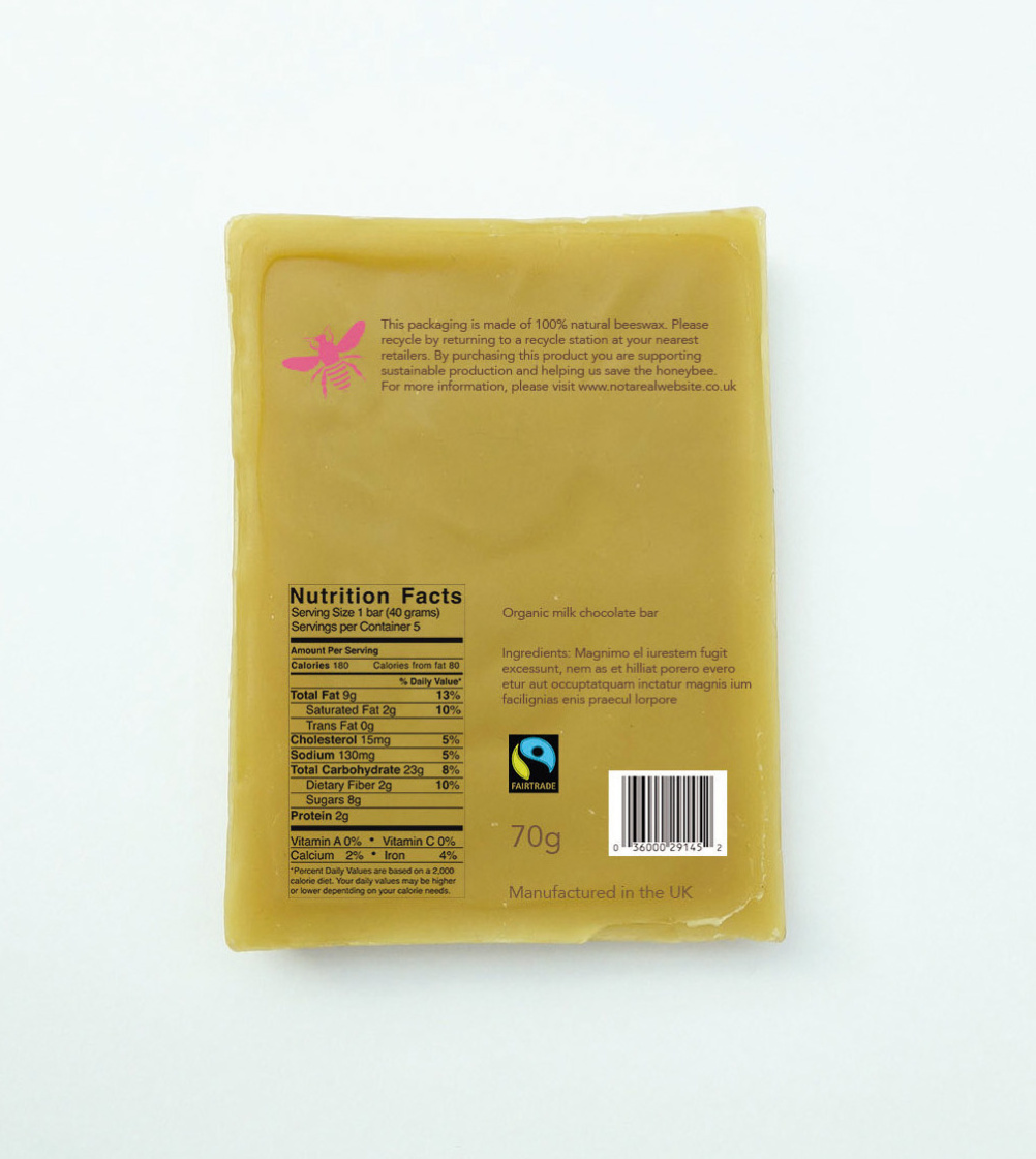 Beeswax packaging, proposed by Riikka Suominen and Thea Engerdahl