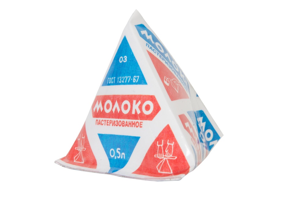 Pyramid Packaging for Dairy Products, (2009 replica), produced from 1959