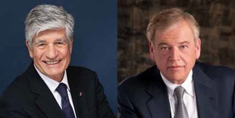 Maurice Lévy of Publicis and John Wren of Omnicom