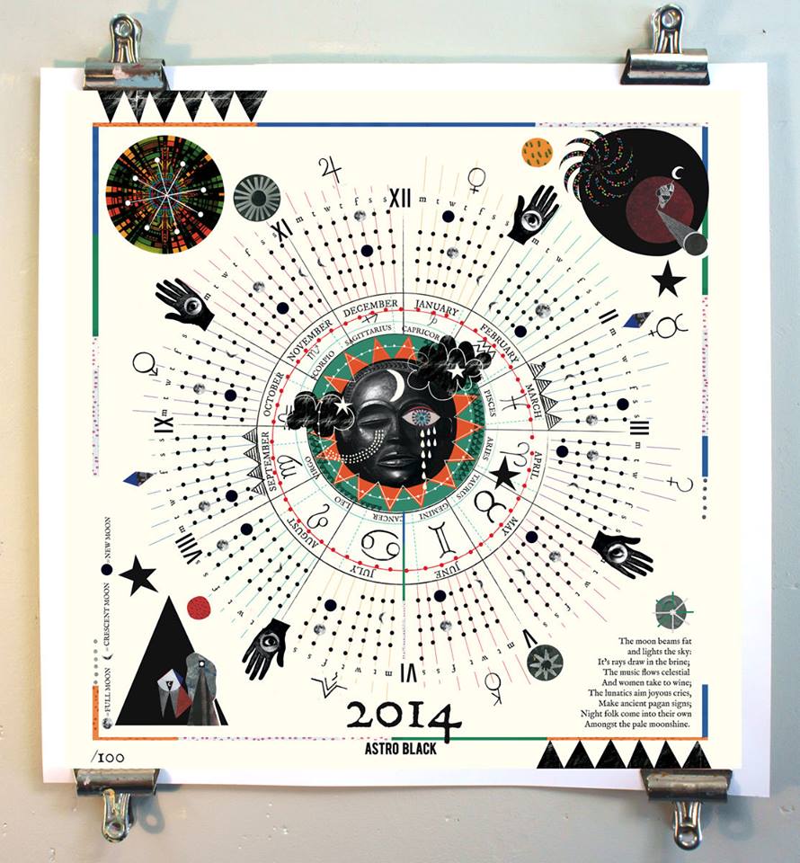 Astro Black Collective calendar