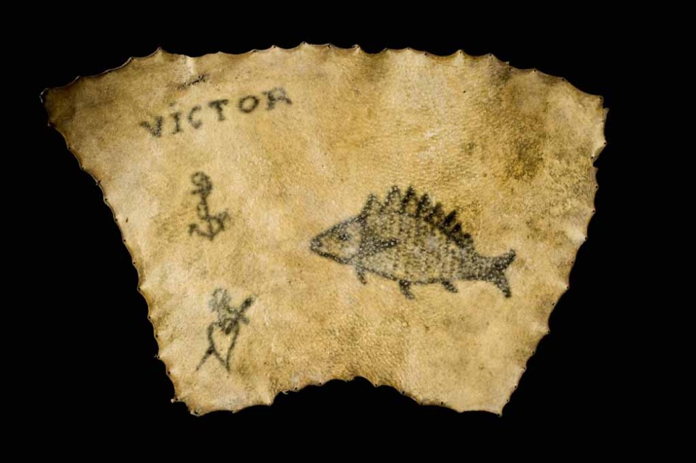 S for SKIN ART: Tattoos on human skin. French, 1850 – 1920