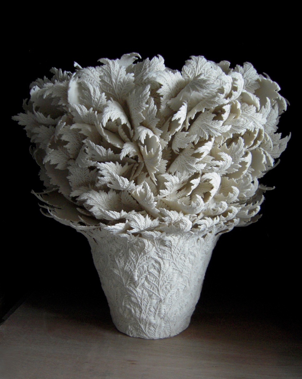 Hitomi Hosono, 'Large Feather Leaves Bowl'