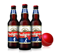 Marstons Pedigree Cricket bottles