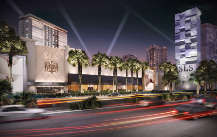 Render for SLS Las Vegas Hotel Casino, which will be part of the Curio Collection