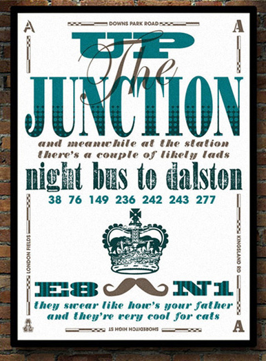 Up The Junction print