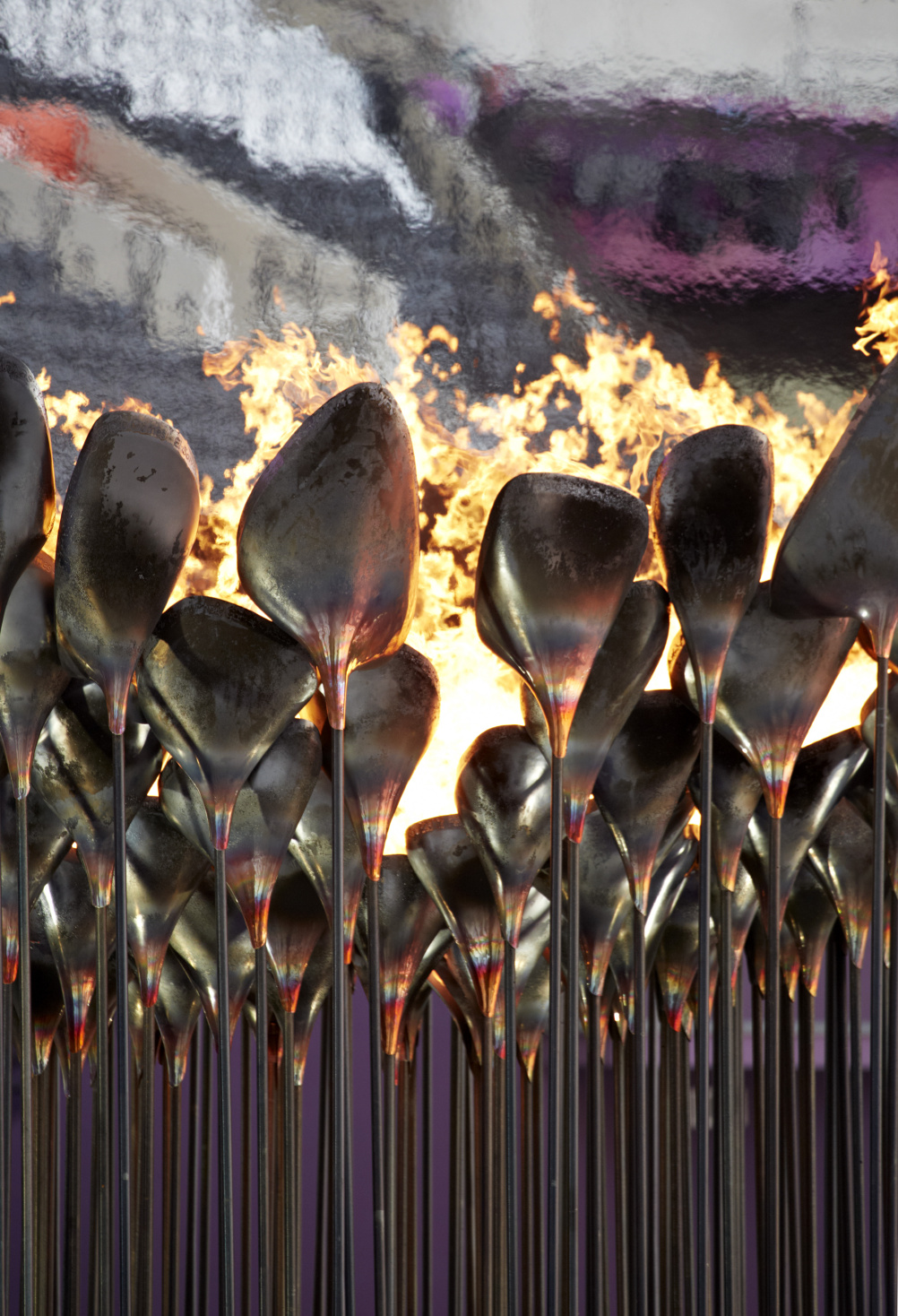 London 2012 Olympic Cauldron designed by Thomas Heatherwick 