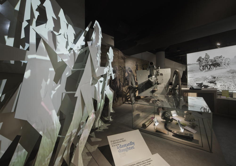 The 'shock section' of the new First World War Galleries 