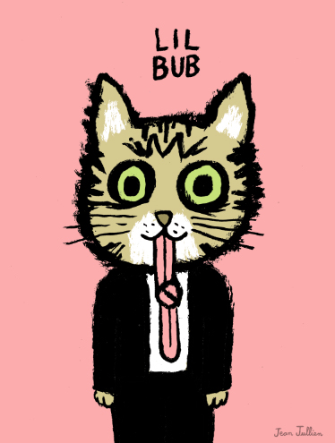 Lil Bub by Jean Jullien.