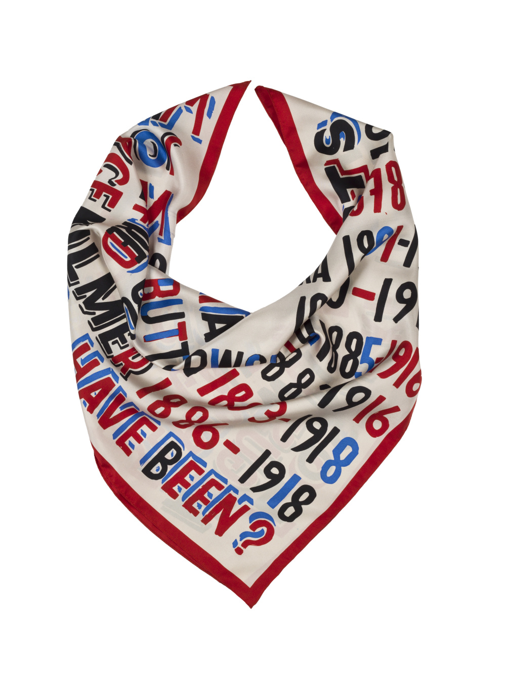 Lost Artist Scarf wrap by Bob and Roberta Smith 