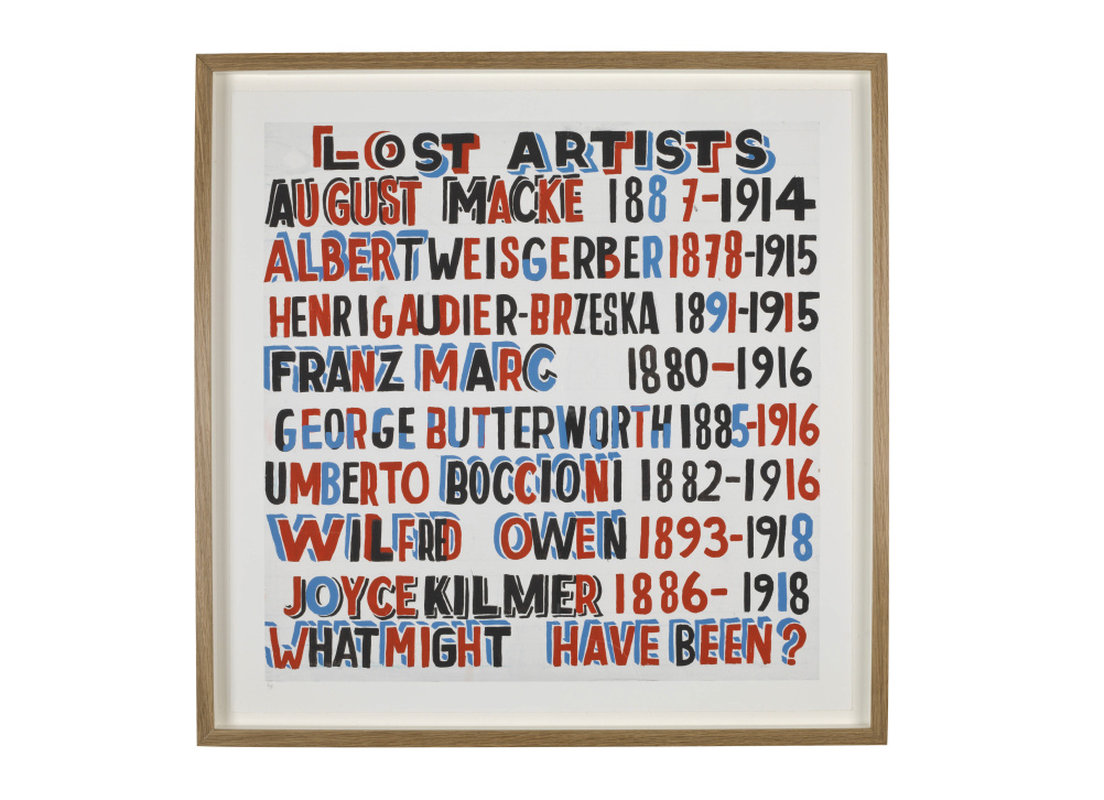 Lost Artist print by Bob and Roberta Smith 