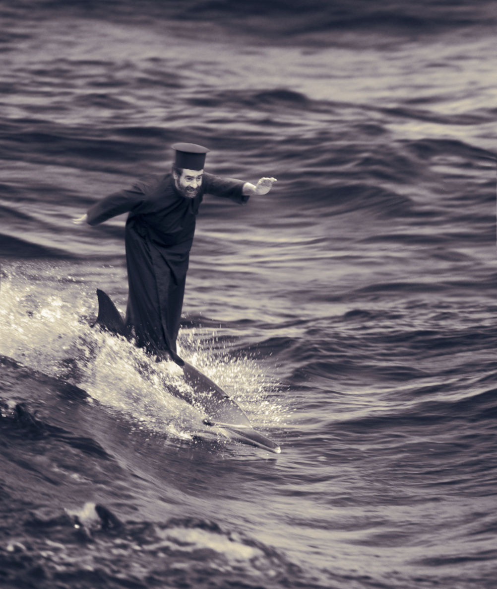 The Miracle of Dolphin-Surfing, Joan Fontcuberta © Joan Fontcuberta  from Karelia, Miracles & Co, 2002