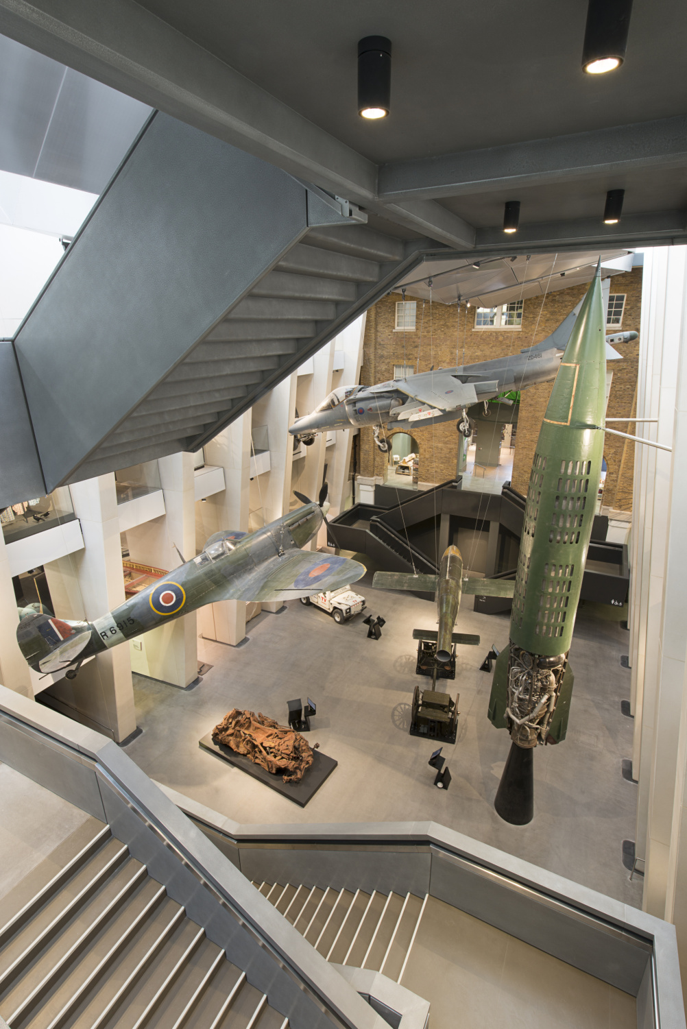 Atrium designed by Foster + Partners