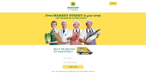 The recently-launched Morrisons ecommerce website