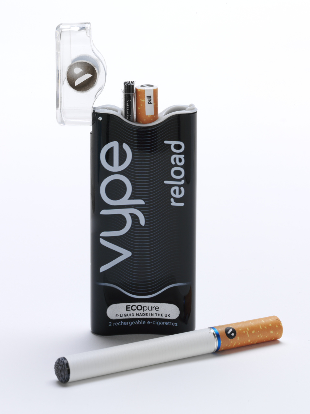 Vype Reload e-cigarettes, 2013. Designed and manufactured on behalf of CN Creative