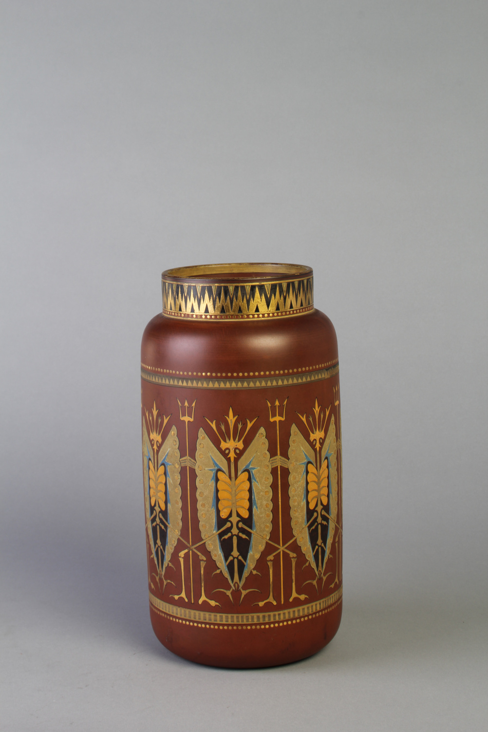 Christopher Dresser (1834-1904) Large ovoid vase, c. 1880 Earthenware