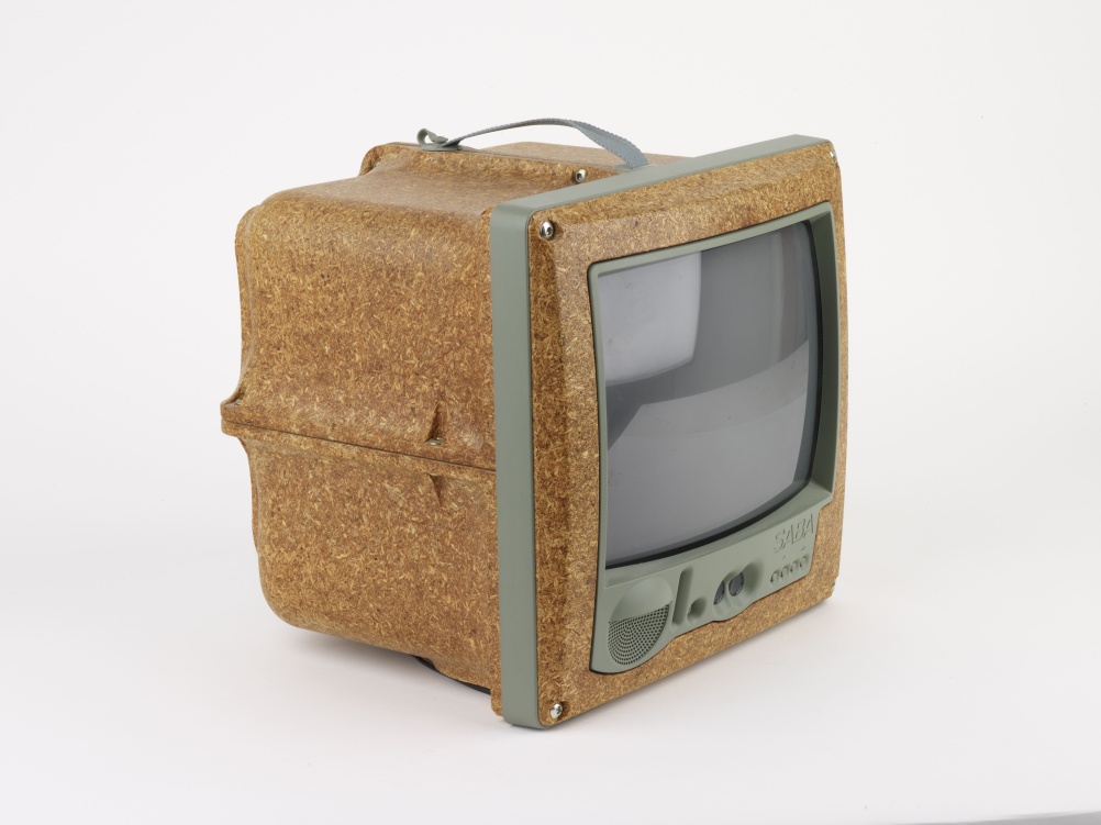 Jim Nature Portable Television, 1994. Designed by Philippe Starck (1949-). Manufactured by Thompson Consumer Electronics for Saba