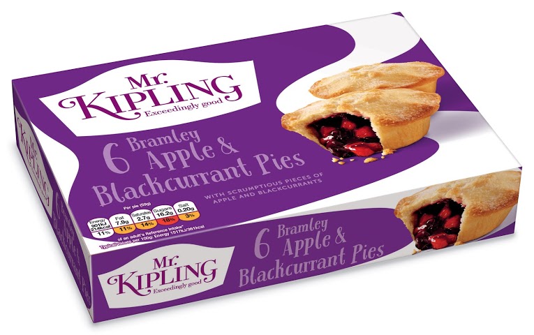New look Mr Kipling packaging