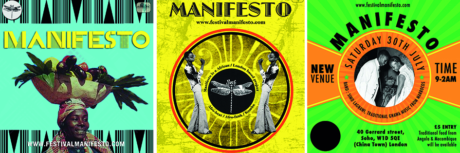 Flyer designs for Manifesto