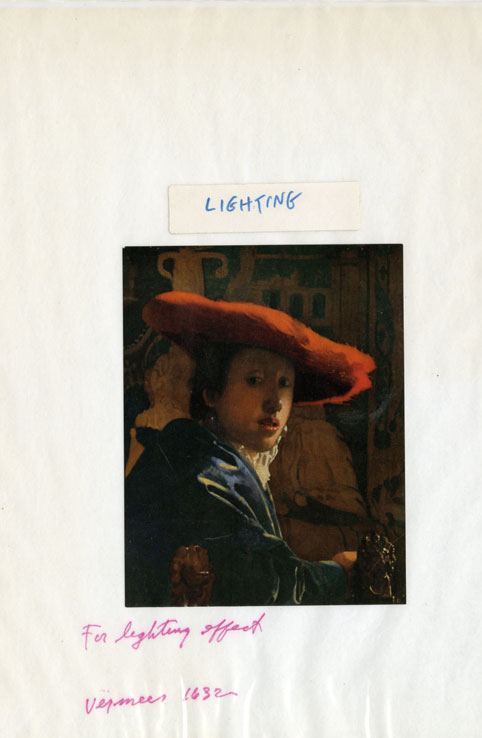 Research image, Johannes Vermeer, Girl with a Red Hat, 1665–1667. 