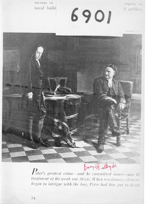 Research images, Nikolai Ge, Peter the Great interrogating Tsarevich Alexei Petrovich, 1871.