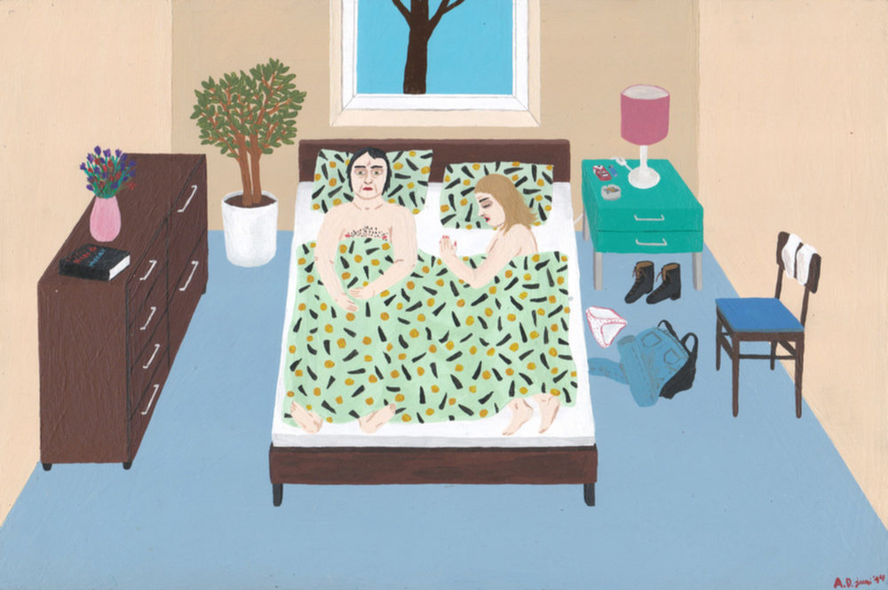 Angela Dalinger, Bed