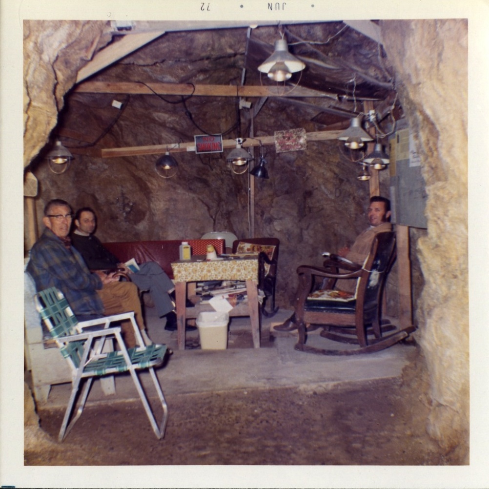 Photographer Unkown, Cave Bomb Shelter, June 1972