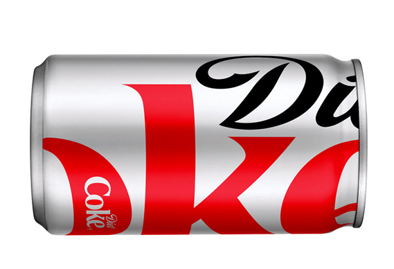 Diet Coke packaging by Turner Duckworth