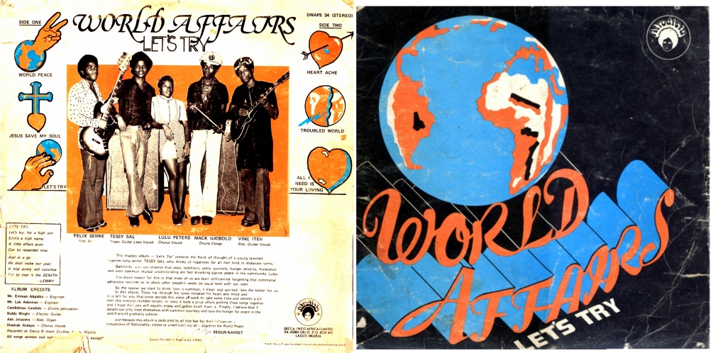 Tessy Allen World Affairs, cover, 1974