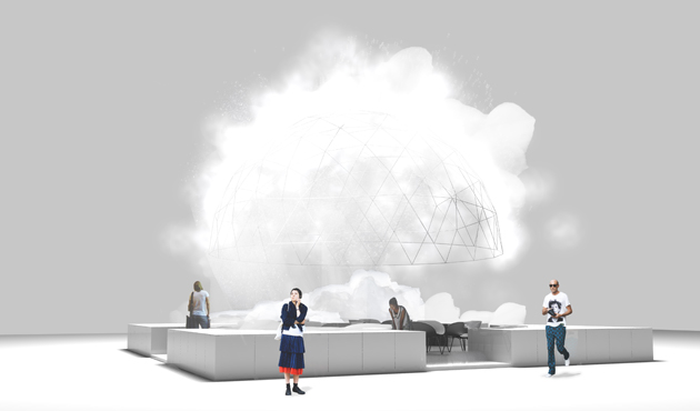 The Foam Dome, designed by vPPR Architects