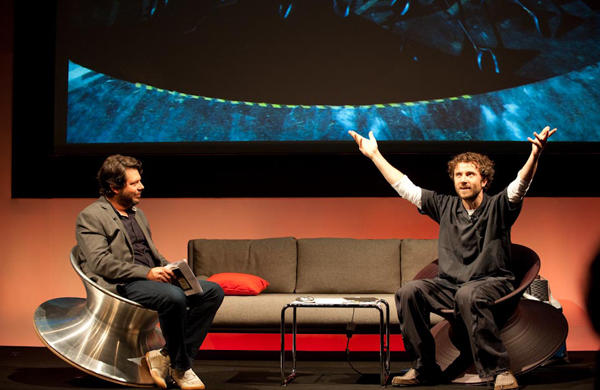 Daniel Charny and Thomas Heatherwick at the 2012 Global Design Forum