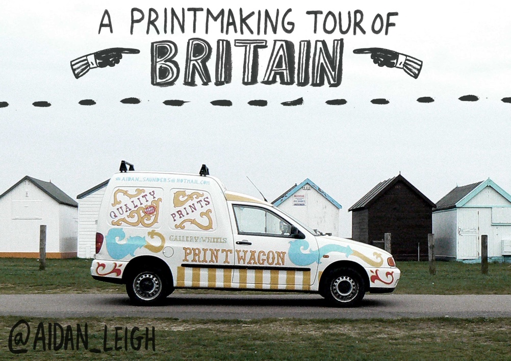 Print Wagon tour poster