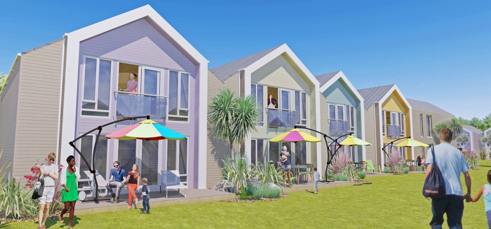 The new chalet design for Minehead
