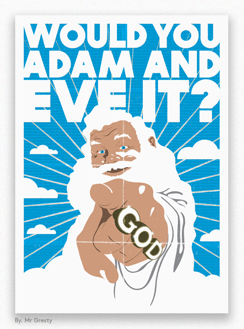 Mr Gresty - Would you Adam and Eve it?