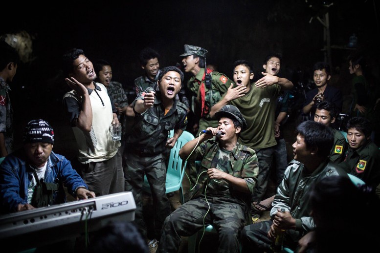 Kachin Fighters, by Julius Schrank