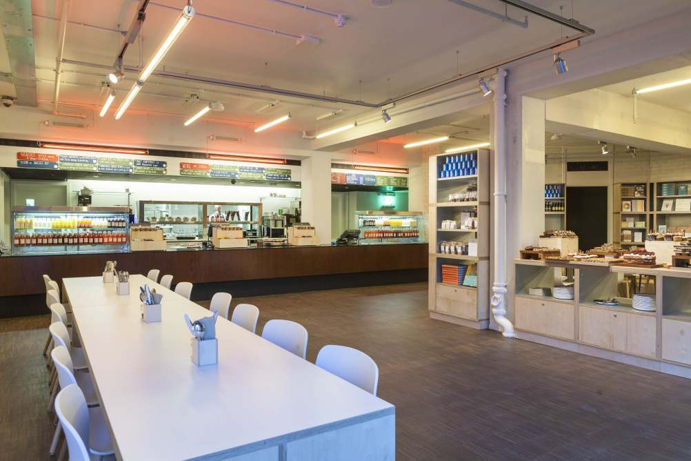 Kitchen at The National Theatre by Haworth Tomkins