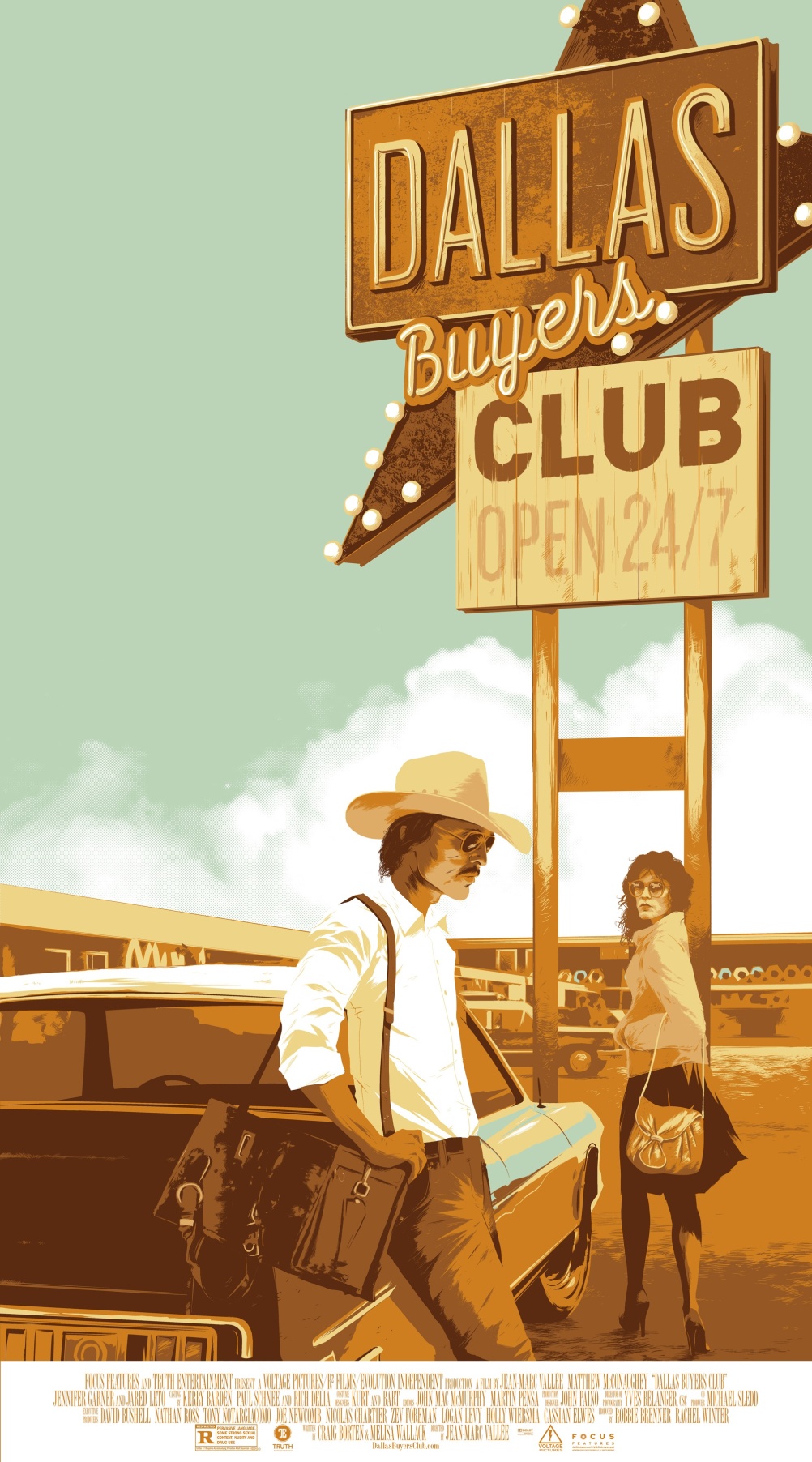 Matt Taylor, Mondo film poster design for Dallas Buyer's Club