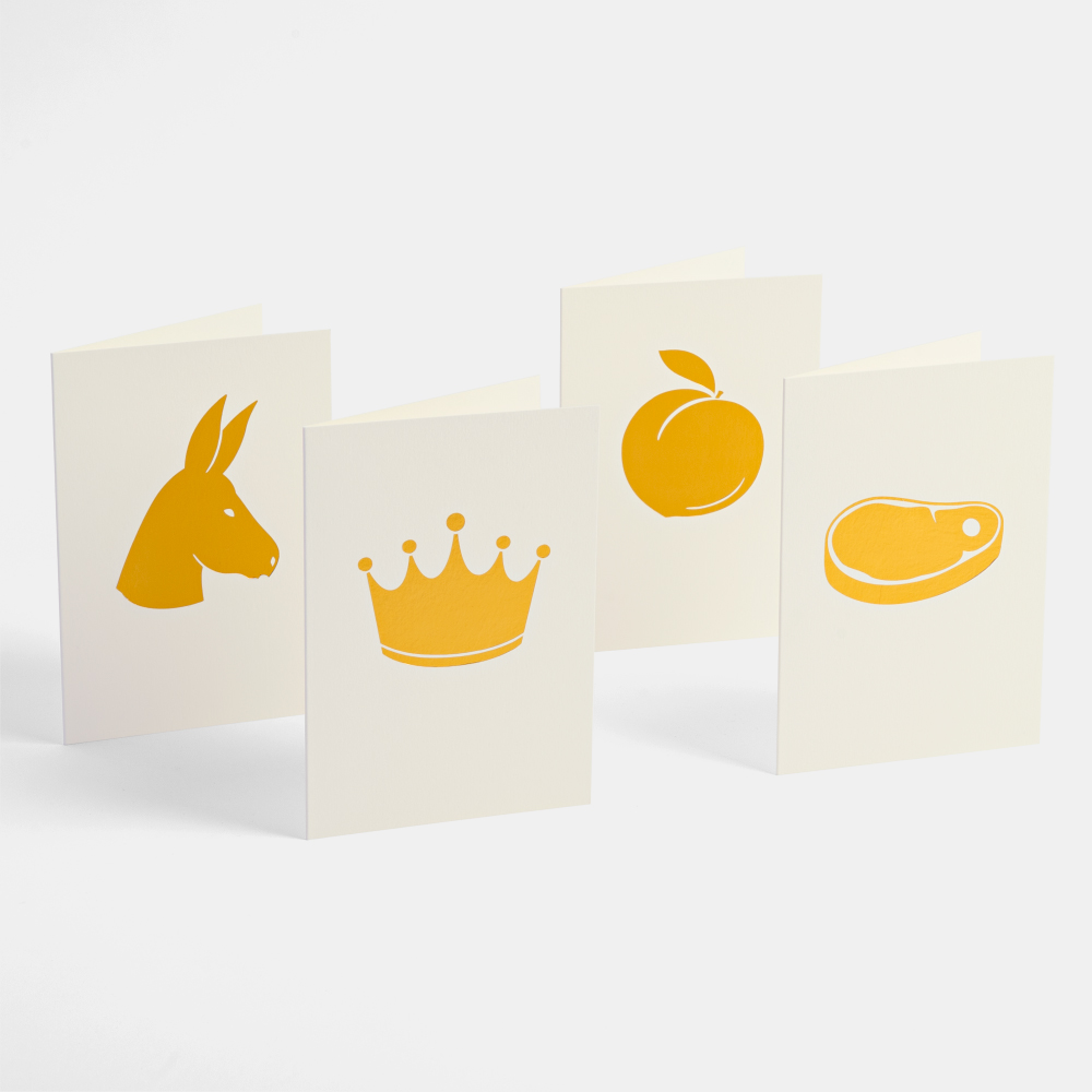 ‘For your eyes only’ cards, by Together Design