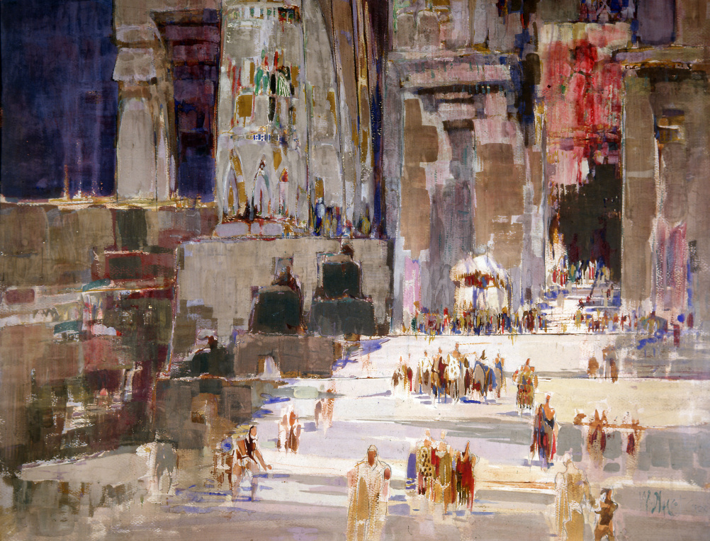 Egyptian temple Antony in Egypt, 1928. William Walcot