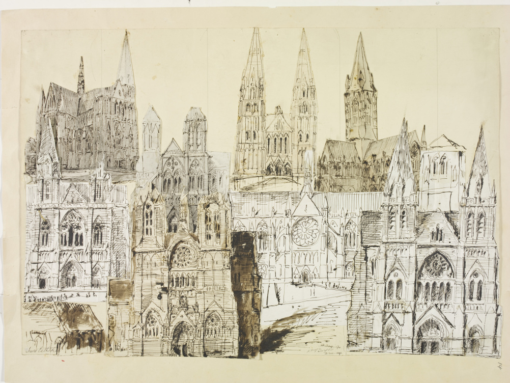 Designs for Truro Cathedral, 1878. William Burges