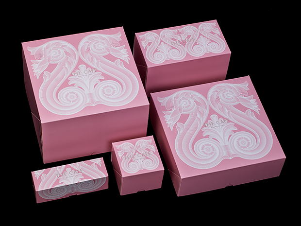 Take-away cake boxes