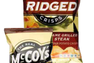 Branded and own-brand crisp packs