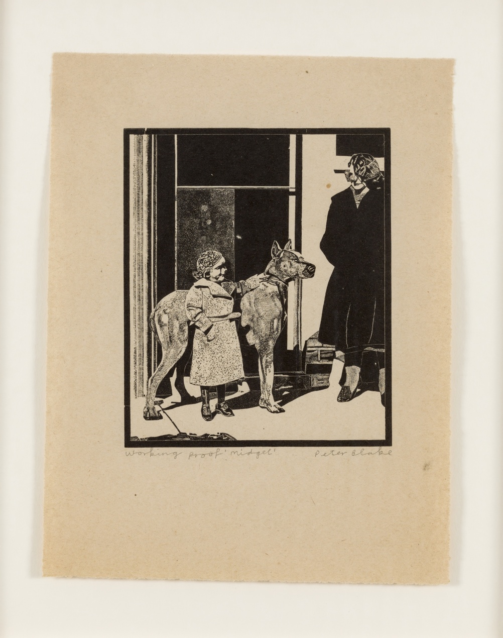 Midget from 1974-78 Side Show collection by Peter Blake