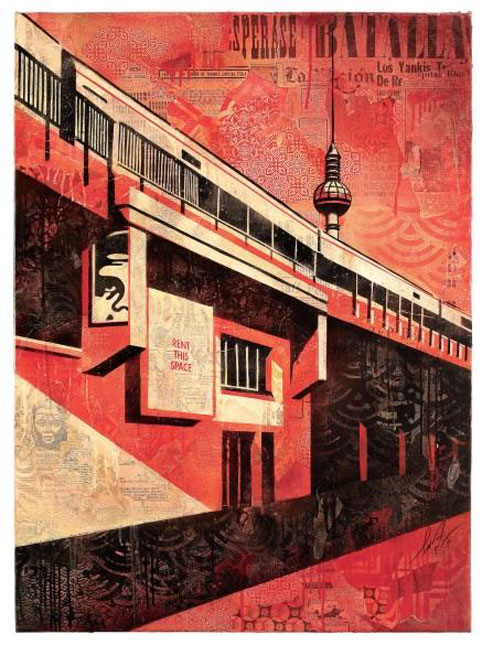 Shepard Fairey, Berlin Tower, 2011 