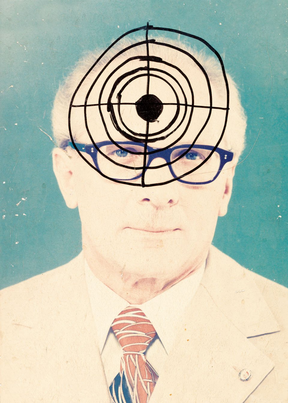 Erich Honecker in the Crosshairs, modified in 1989