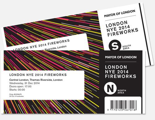 Mayor of London's NYE 2014 Firework campaign