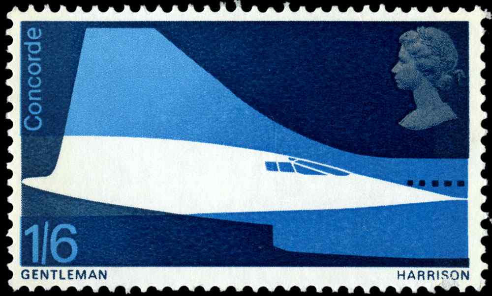 Special Stamps 50th anniversary Royal Mail British Concorde