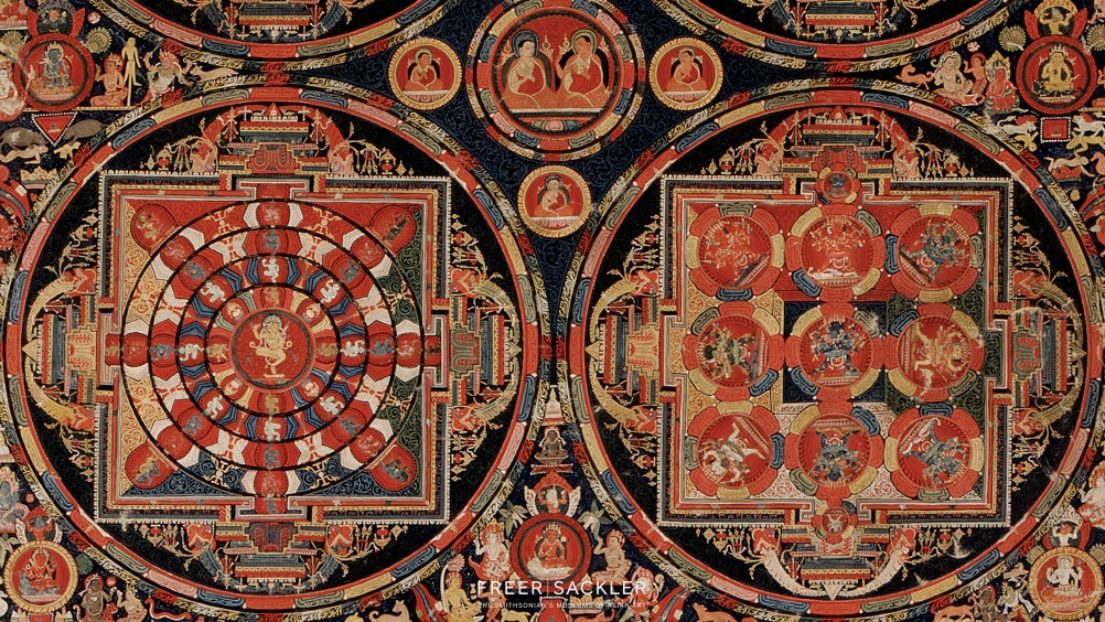 Four Mandala Vajravali Thangka; Tibet, ca. 1430